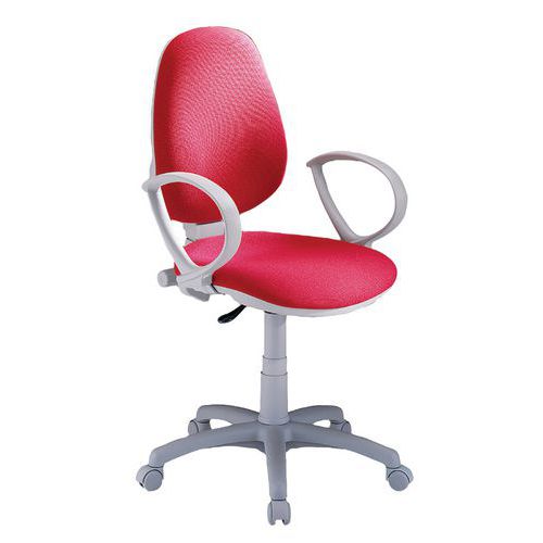 Sedia GANIMEDE FILI DI LUCE ROSSO no bracc.,