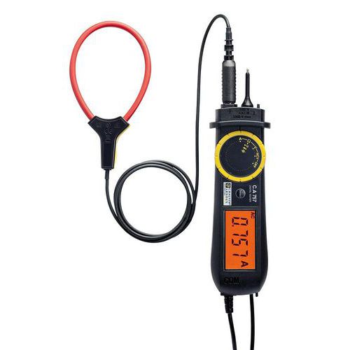 Multimetro digitale con sensore di corrente flessibile CA757,