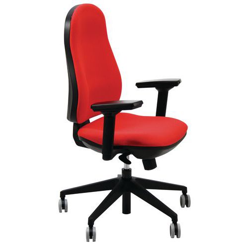 Sedia Ariel girev IGNIFUGOrosso synchro4blocchi Bracc opz.,