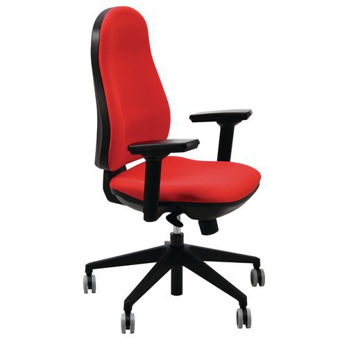 Sedia Ariel girev TGTNOFLAMErosso synchro4blocchi Bracc opz.,