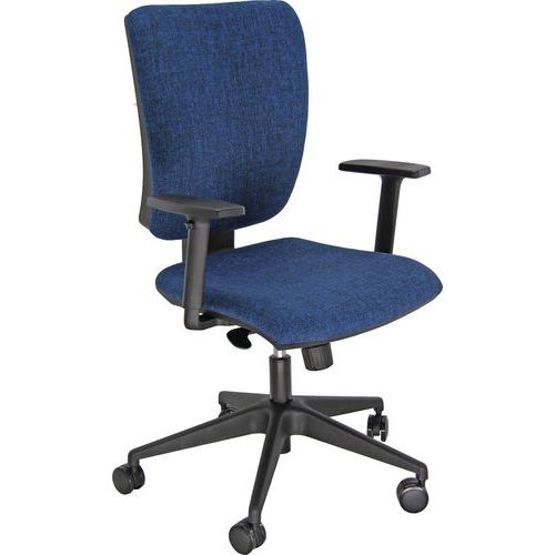 Sedia girevole cinque Tgt no flame blu synchro nobraccioli,