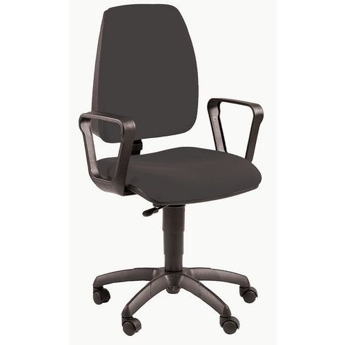 Sedia JupiterneroECOcon braccbase nera,