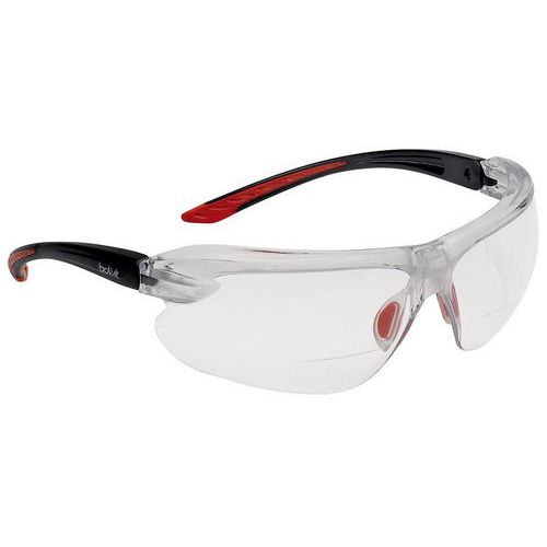 occhiali con lente di ingrandimento x3 neri,