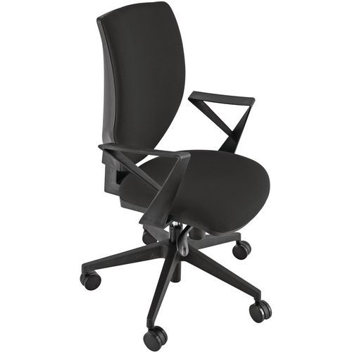 Seduta operativa COZY pp Base nylon nero Nero,