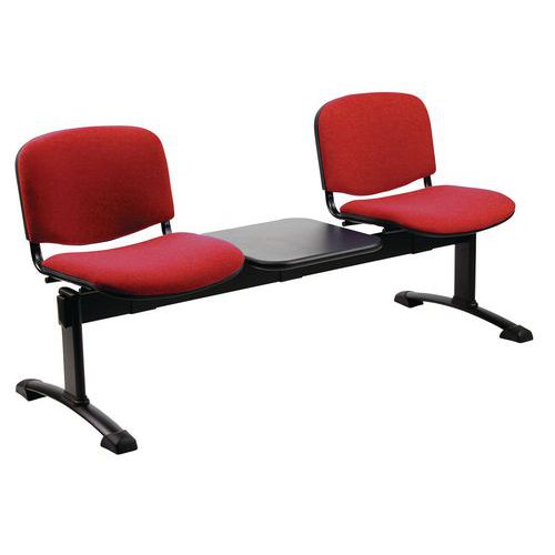 Panca collettività Dado target no flame rosso 2 posti,