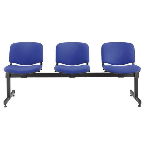 Panca collettività Dado IGNIFUGO blu 3 posti,