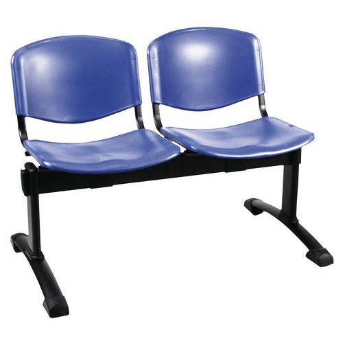 Panca collettività Dado PPL  blu 2 posti,