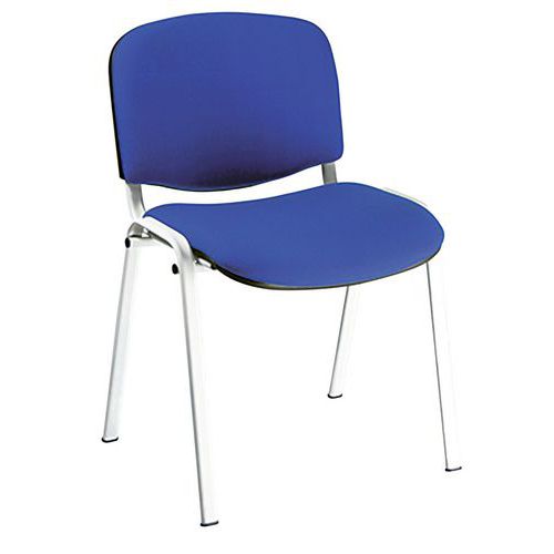 Sedia Dado TARGET NO FLAME blu base bianco,