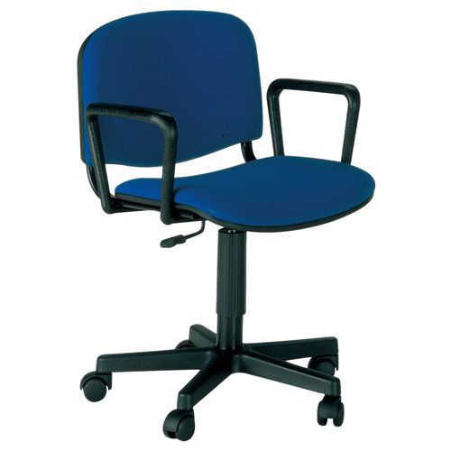 Sedia girevole Dado  ECO blu,