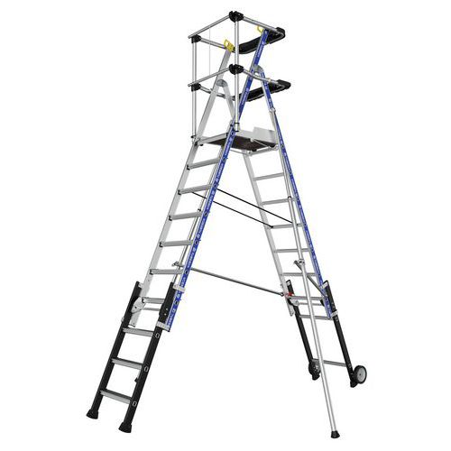 Piattaforma Sherpascopic regolabile - 8-10 gradini,