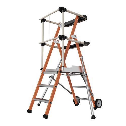 Piattaforma di lavoro isolante Sherpa Fibre - 3 gradini,