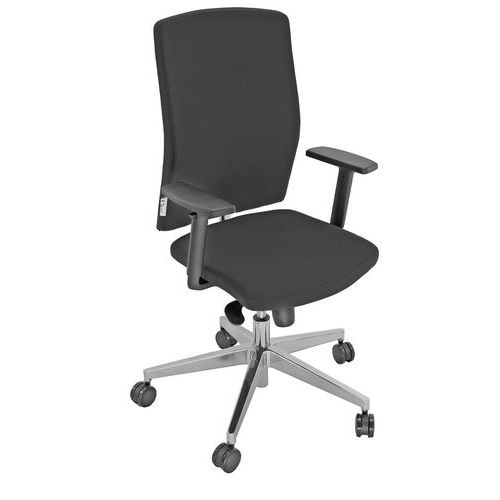 Sedia  EUROPA  TARGET NO FLAME nero base chromo no bracc.,