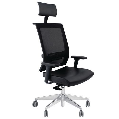 Sedia semidirezGALATneroPELLpoggtes sch altobase allumNObrac,