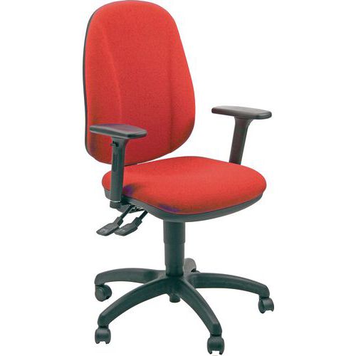 Sedia GIANO rosso TARGET NO FLAME no braccioli,