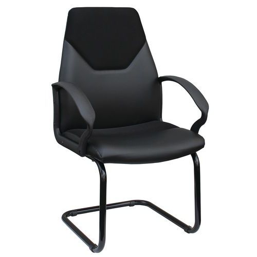 Sedia  GURU IGNIFUGO NERO SLITTAbraccioli inclusi,