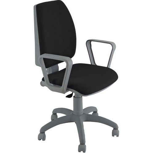 Sedia JupiterbluTGTNOFLAMEcon braccbase grigia,