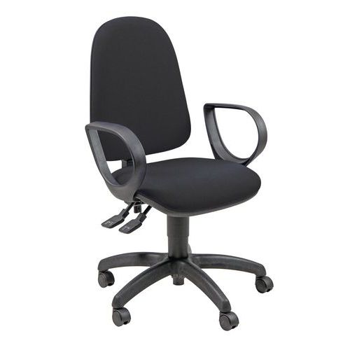 Sedia JupiterneroECOLTRno braccprofondità 45cm,