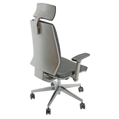 Sedia LARISSA IGNIFUGO grigio antracite no bracc,