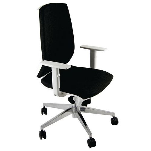 Sedia LARISSA ECO nero no bracc,