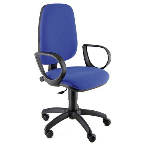 Sedia  LEDA TARGET NO FLAME blu no bracc,