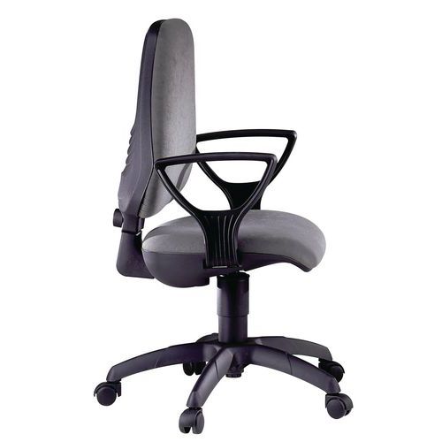 Sedia  LEDA TARGET NO FLAME grigio no bracc,