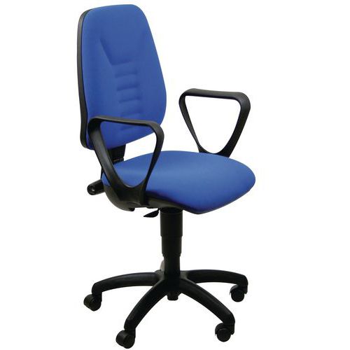 Sedia  LEDA ECO blu no bracc,