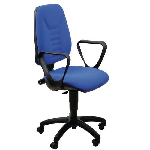 Sedia  LEDA FILI DI LUCE blu no bracc,