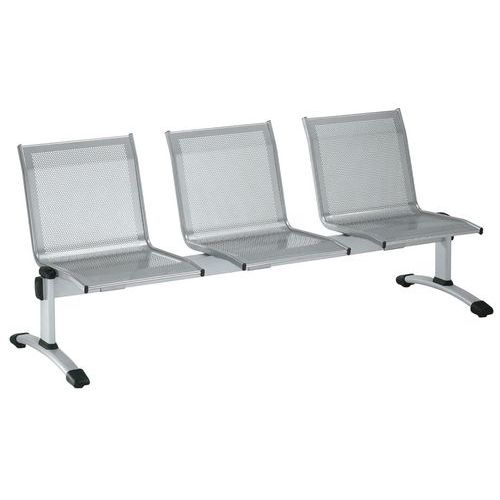 Sedia PLEXUS ACCIAIO 3 posti,