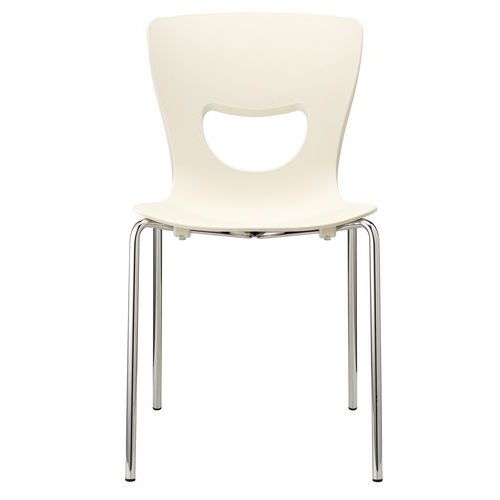 Sedia PLUTO PPL bianco,