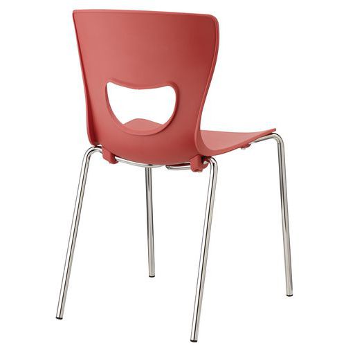 Sedia PLUTO PPL rosso,