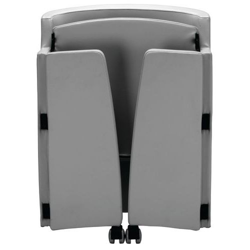 Sedia SMART PELLE grigio richiudibile,