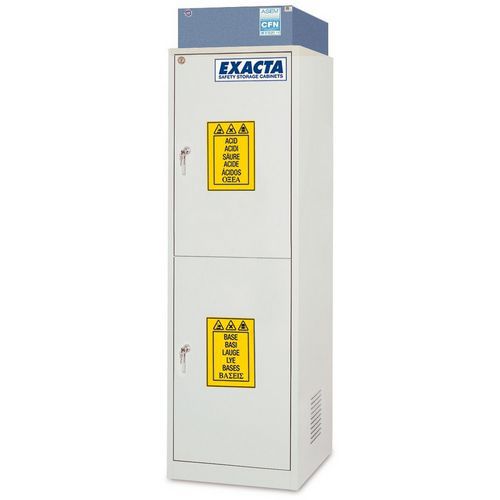 Armadio a filtrazione a parete doppia e 2 scomparti,