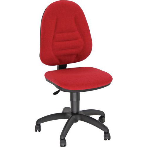 Sedia METIS IGNIFUGO rosso bracc.opzionali,