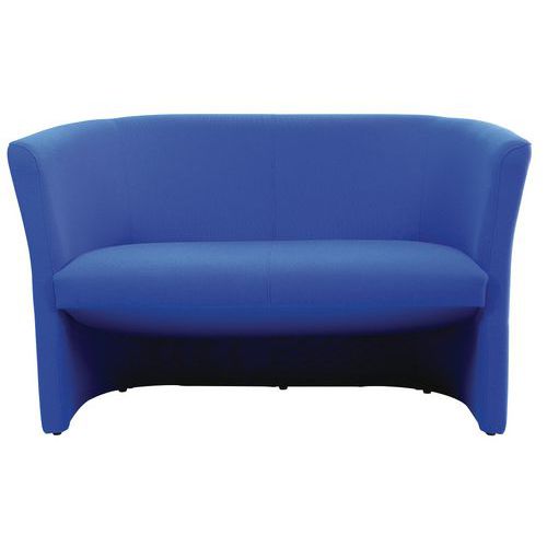 Divano MONIA 2 posti ECO LEATHER blu,