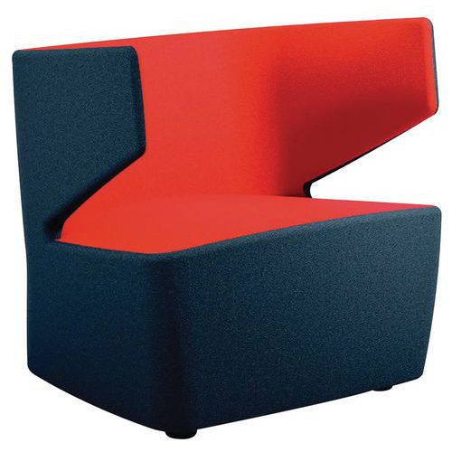 Divano MR JONES FILI DI LUCE arancione bruciato 1 posto,