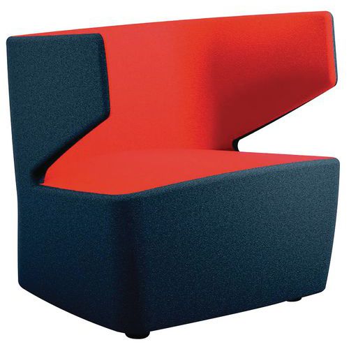 Divano MR JONES TARGET NO FLAME arancione 1 posto,