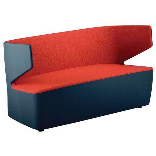 Divano MR JONES SALO'  arancione bruciato 2 posti,