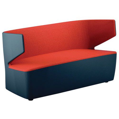 Divano MR JONES IGNIFUGO arancione 2 posti,