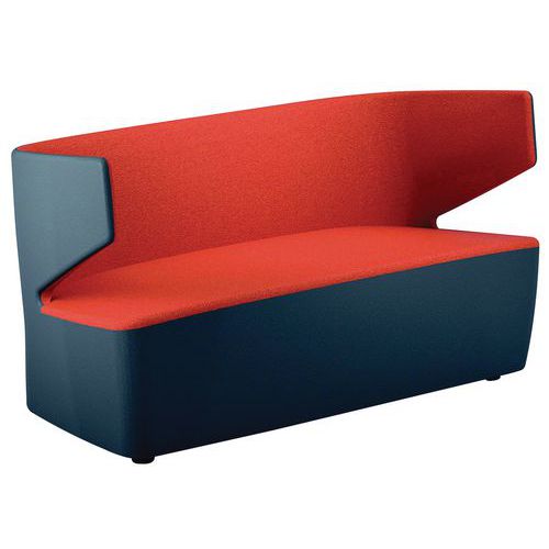 Divano MR JONES TARGET NO FLAME arancione 2 posti,