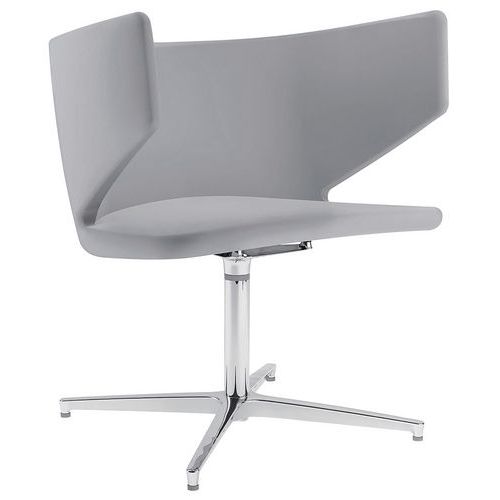 Divano MR JONES PELLE grigio girevole,