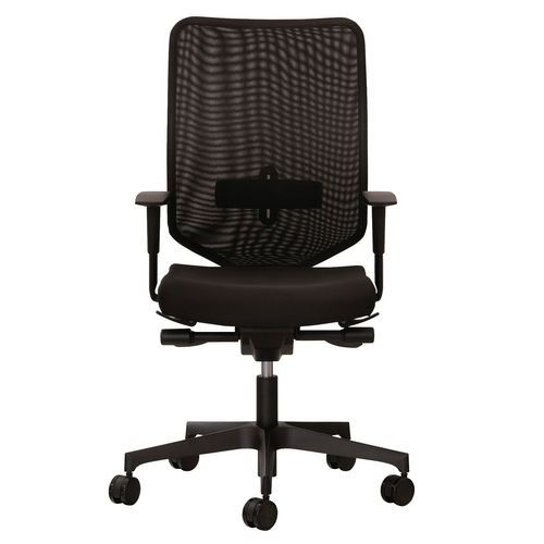 Sedia NEWAIR FILI DI LUCE nero bracc. Opz.,