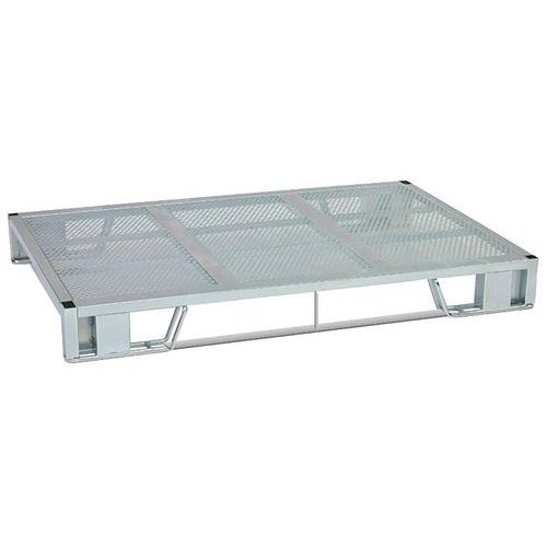 Pallet metallico finitura elettrozincata - 800x1200 mm,