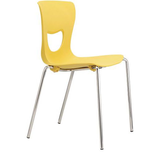 Sedia PLUTO PPL giallo,