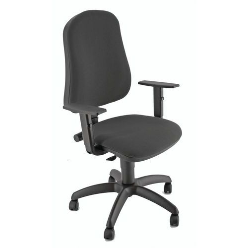 Sedia SIMPLE IGNIFUGO nero bracc.opz contatt.perm,