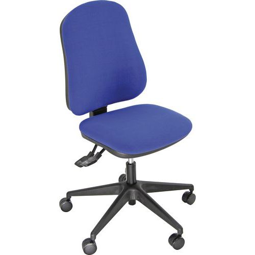 Sedia SIMPLE IGNIFUGO blu bracc.opz synchro,