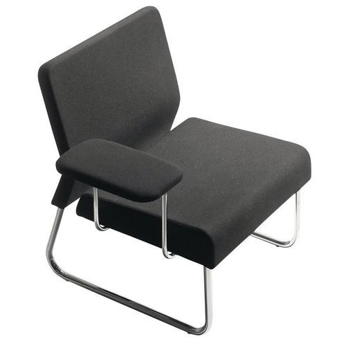 Sedia SLASTIC TARGET NO FLAME nero modello base,