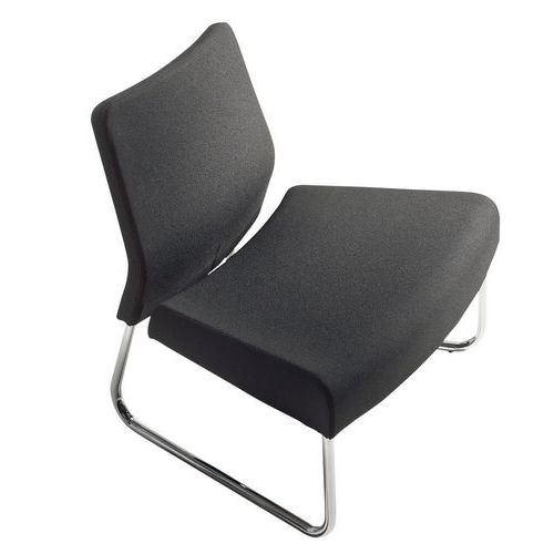 Sedia SLASTIC FILI DI LUCE nero curva esterna,