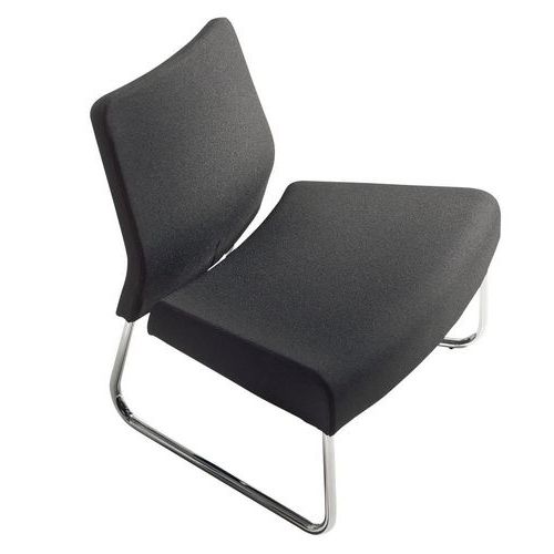 Sedia SLASTIC IGNIFUGO nero curva esterna,