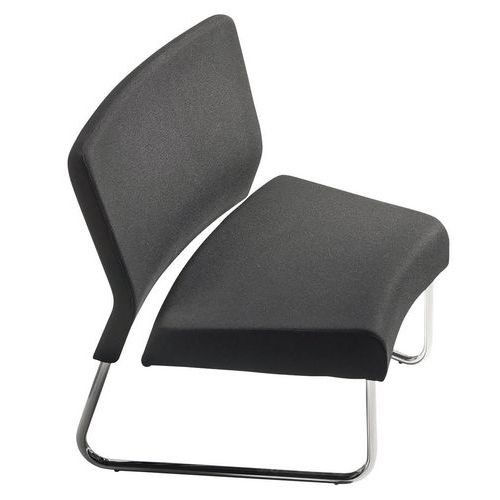 Sedia SLASTIC IGNIFUGO nero curva interna,