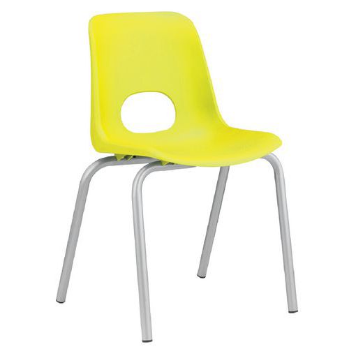 Sedia TEDDY  PPL giallo alt. 76 cm,